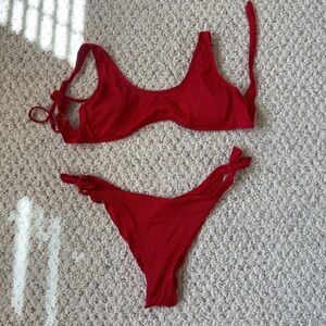 Zaful Red Bikini Set